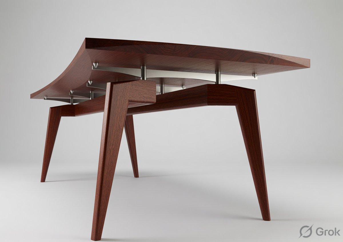 Studio-rendered furniture product for an e-commerce page